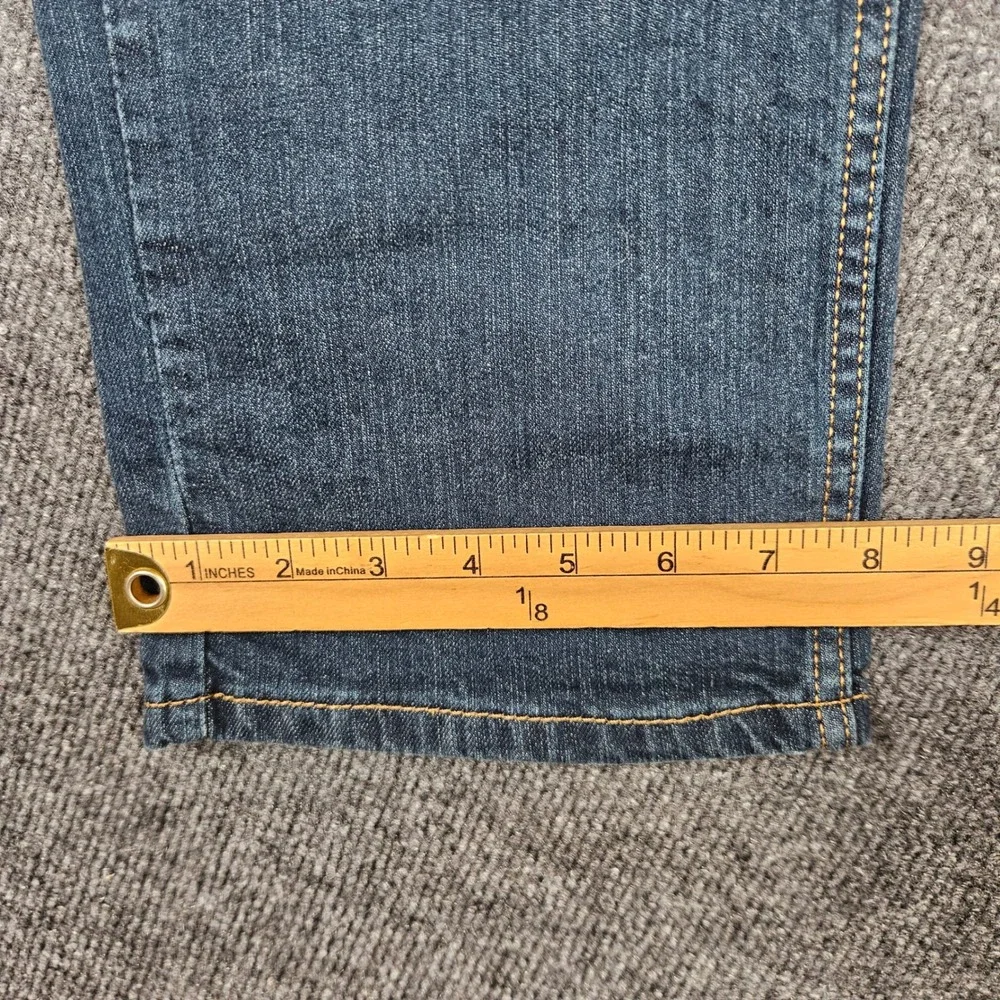 Levis 514 Jeans Men's 34x34 Straight Fit Blue Denim Dark Wash Stretch Casual